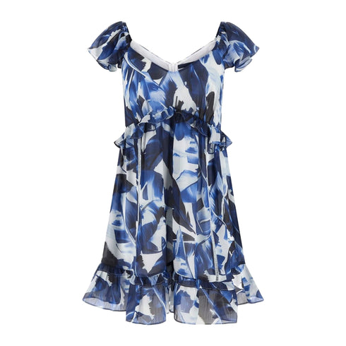 Guess Abito sm Abito corto Donna con volant XS - Francavilla Moda