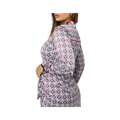 Guess Abito mini Abito Donna in seta stampata Celeste A24 - GUESSW4YK35WF1T2 - P7RV - XS - Francavilla Moda