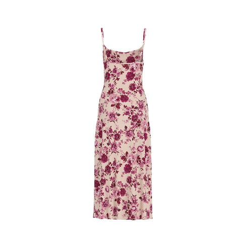 Guess Abito Abito lungo Donna in raso con fantasia XS - Francavilla Moda