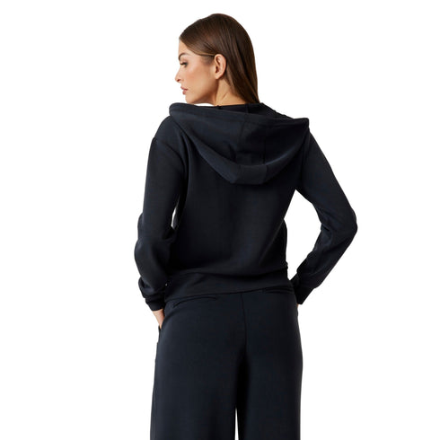 GUESS ATHLEISURE Felpa con zip Felpa Donna full zip con cappuccio XS A26-GUESS ATHLEISUREV4YQ06KCAY2-JBLK-XS - Francavilla Moda