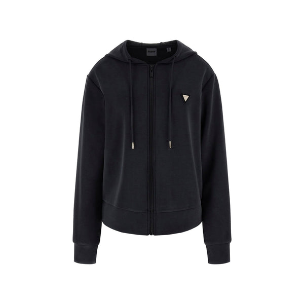 GUESS ATHLEISURE Felpa con zip Felpa Donna full zip con cappuccio XS A26-GUESS ATHLEISUREV4YQ06KCAY2-JBLK-XS - Francavilla Moda