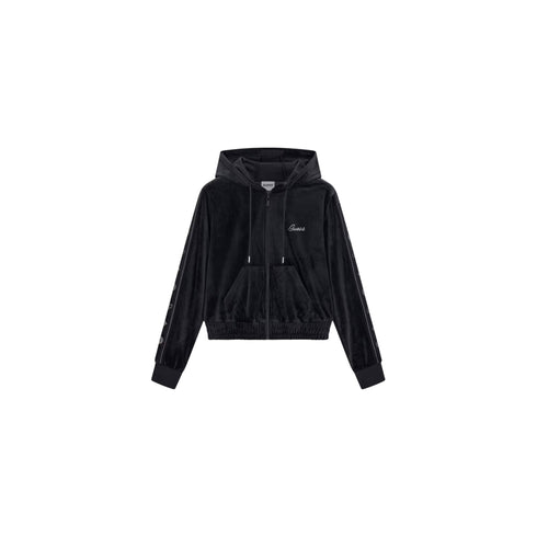 Guess Athleisure Felpa con zip Felpa Donna in ciniglia con strass XS - Francavilla Moda