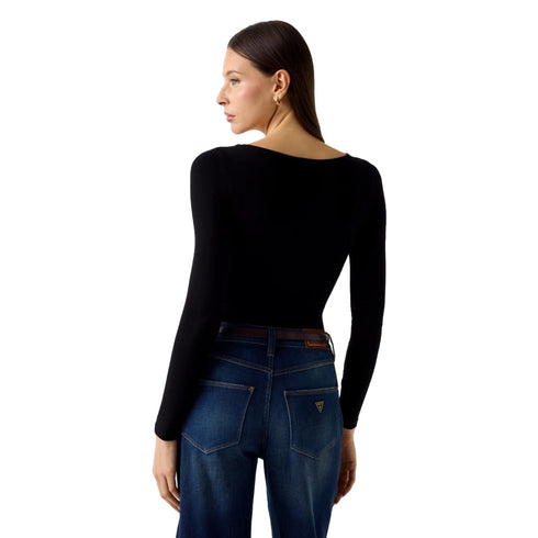 Guess Body Body Donna Larissa scollo quadrato XS A26-GUESSW6YP21K4356-JBLK-XS - Francavilla Moda