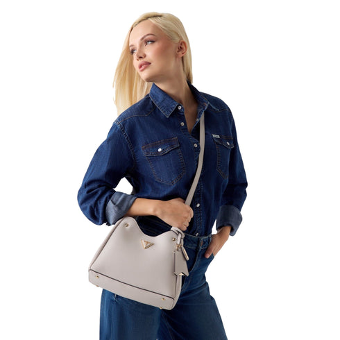 Guess Borsa a mano Borsa a mano Donna con logo Meridian UNI P26-GUESSHWBG6974050-IVO-UNI - Francavilla Moda