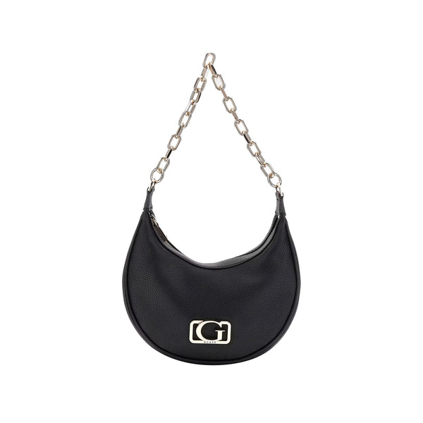 Guess Borsa a spalla Borsa Donna Circe mezzaluna Nero - Francavilla Moda