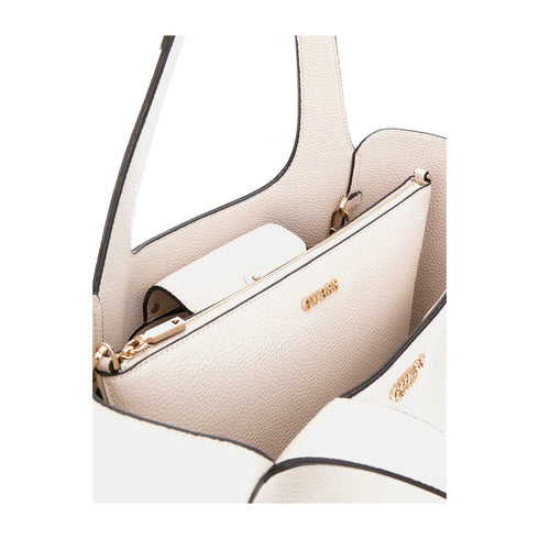 Guess Borsa a spalla Borsa Donna Helina con pochette Panna P25 - GUESSHWBG964022 - BON - UNI - Francavilla Moda