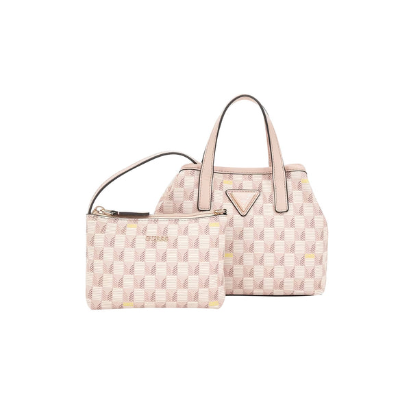 Guess Borsa a mano Borsa Donna mini G Wave stampata Rosa - Francavilla Moda