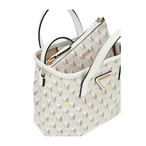 Guess Borsa a mano Borsa Donna mini G Wave stampata Panna P25 - GUESSHWJT934475 - STL - UNI - Francavilla Moda