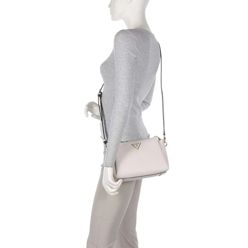 Guess Borsa a spalla Borsa Donna Noelle saffiano UNI P25 - GUESSHWZG787912 - BONE - UNI - Francavilla Moda