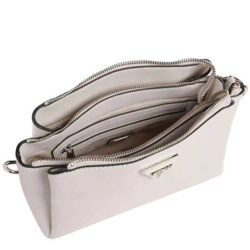 Guess Borsa a spalla Borsa Donna Noelle saffiano UNI P25 - GUESSHWZG787912 - BONE - UNI - Francavilla Moda