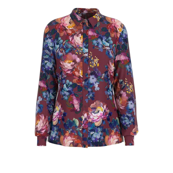 Guess Camicia casual Camicia Donna dal fit regolare a fiori XS - Francavilla Moda