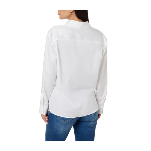 Guess Camicia casual Camicia Donna Erica relaxed fit Bianco - Francavilla Moda
