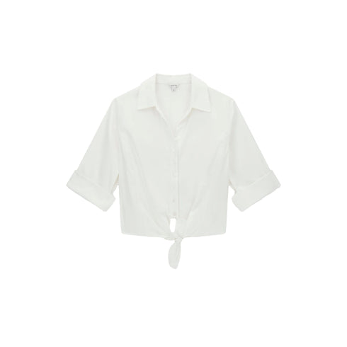 Guess Camicia corta Camicia Donna Reeya con fiocco XS - Francavilla Moda