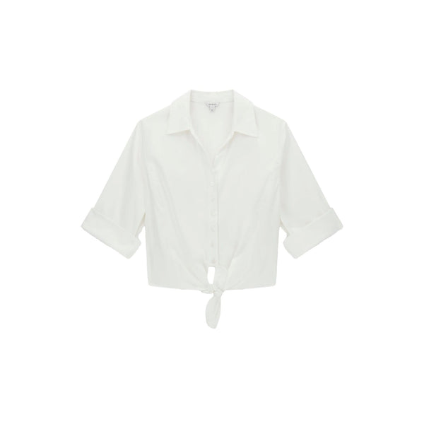 Guess Camicia corta Camicia Donna Reeya con fiocco XS - Francavilla Moda