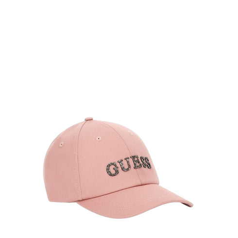 Guess Cappello Cappello baseball Donna con logo con strass UNI P26-GUESSAW5507COT01-PIN -UNI - Francavilla Moda