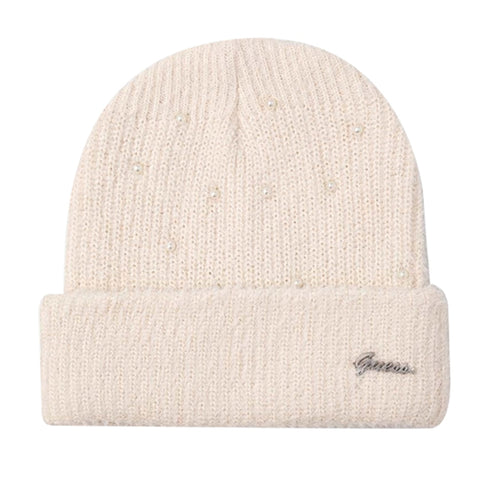 Guess Berretto Cappello Donna modello Teresa Panna - Francavilla Moda