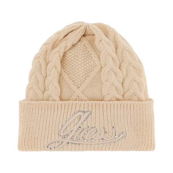 Guess Berretto Cappello Donna Roselyn a trecce Beige A24 - GUESSW4BZ24Z3362 - G1M5 - UNI - Francavilla Moda