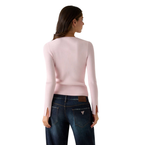 Guess Cardigan Cardigan donna con bottoni gioiello XS - Francavilla Moda