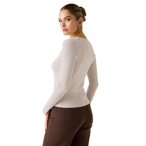 Guess Cardigan Cardigan donna con bottoni gioiello XS P26-GUESSW6RR35Z0132-G9B8-XS - Francavilla Moda