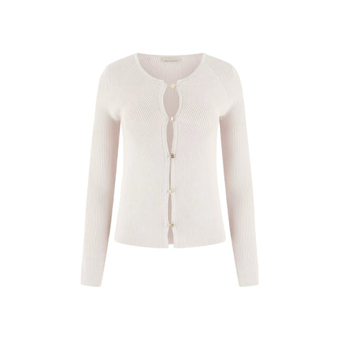 Guess Cardigan Cardigan donna con bottoni gioiello XS P26-GUESSW6RR35Z0132-G9B8-XS - Francavilla Moda
