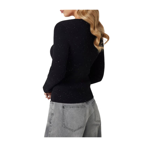 Guess Cardigan Cardigan Donna Eden con bottoni logati Nero P25 - GUESSW5RR17Z34O0 - JBLK - XS - Francavilla Moda