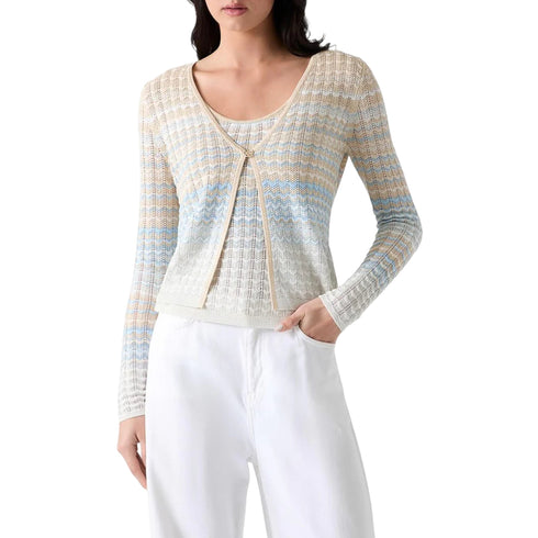 Guess Cardigan Cardigan donna lavorato a maglia con scollo a barca XS P26-GUESSW6GR07Z0588-SM2K-XS - Francavilla Moda