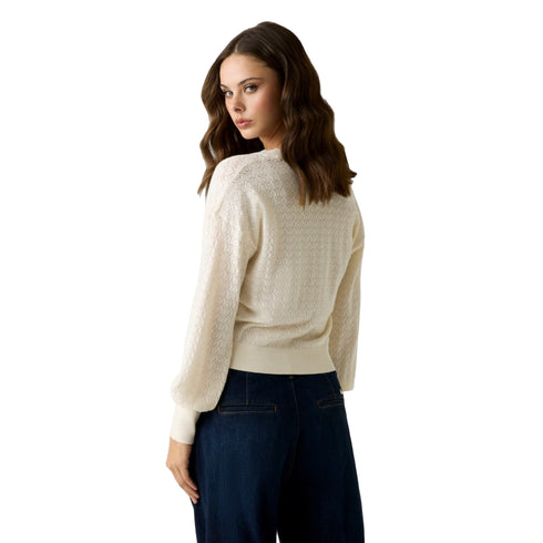 Guess Cardigan Cardigan Donna Nina con bottoni gioiello XS A26-GUESSW6YR14Z0955-G012-XS - Francavilla Moda