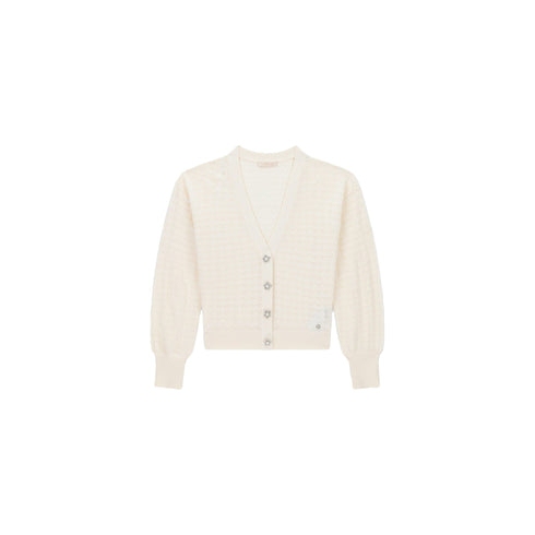 Guess Cardigan Cardigan Donna Nina con bottoni gioiello XS A26-GUESSW6YR14Z0955-G012-XS - Francavilla Moda
