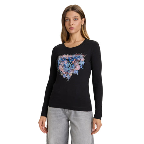 Guess T-shirt Donna T-shirt CON STAMPA XS A25-GUESSW5BI74J1314-JBLK-XS - Francavilla Moda