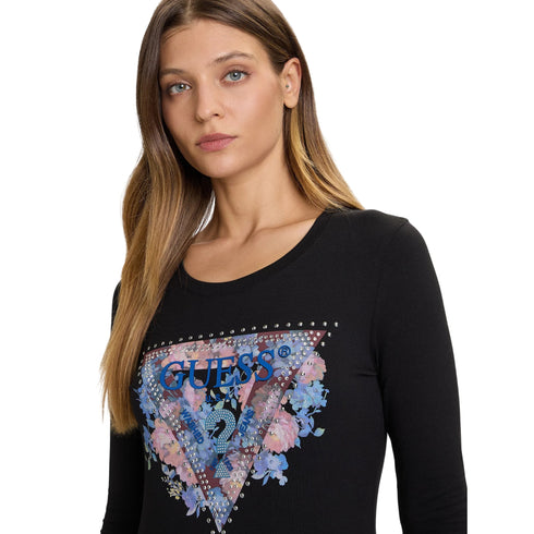Guess T-shirt Donna T-shirt CON STAMPA XS A25-GUESSW5BI74J1314-JBLK-XS - Francavilla Moda