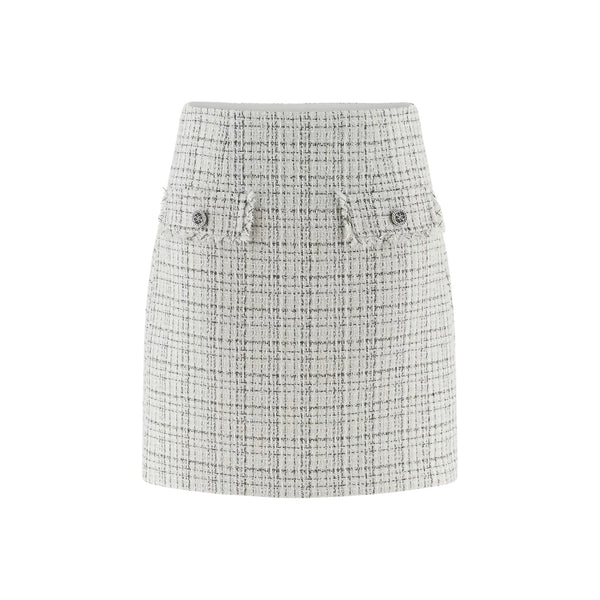 Guess Gonna corta Gonna Donna Annamaria in tweed XS - Francavilla Moda