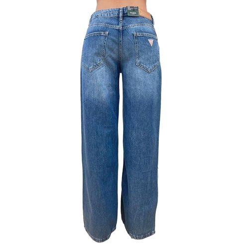 Guess Cinque tasche Jeans Donna Baggy a vita bassa 25 P26-GUESSW6GA2KD0693-D3D1-25 - Francavilla Moda