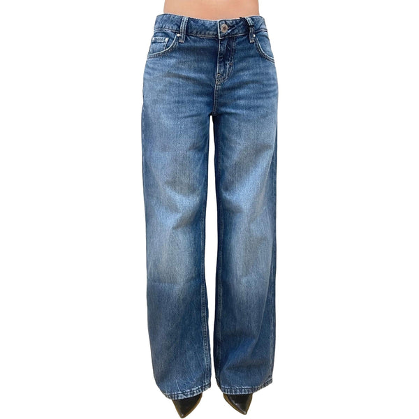 Guess Cinque tasche Jeans Donna Baggy a vita bassa 25 P26-GUESSW6GA2KD0693-D3D1-25 - Francavilla Moda