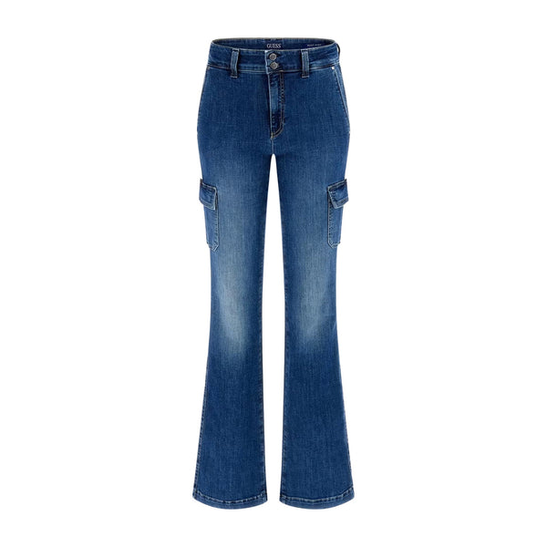 Guess Jeans Jeans Donna cargo bootcut Denim chiaro - Francavilla Moda
