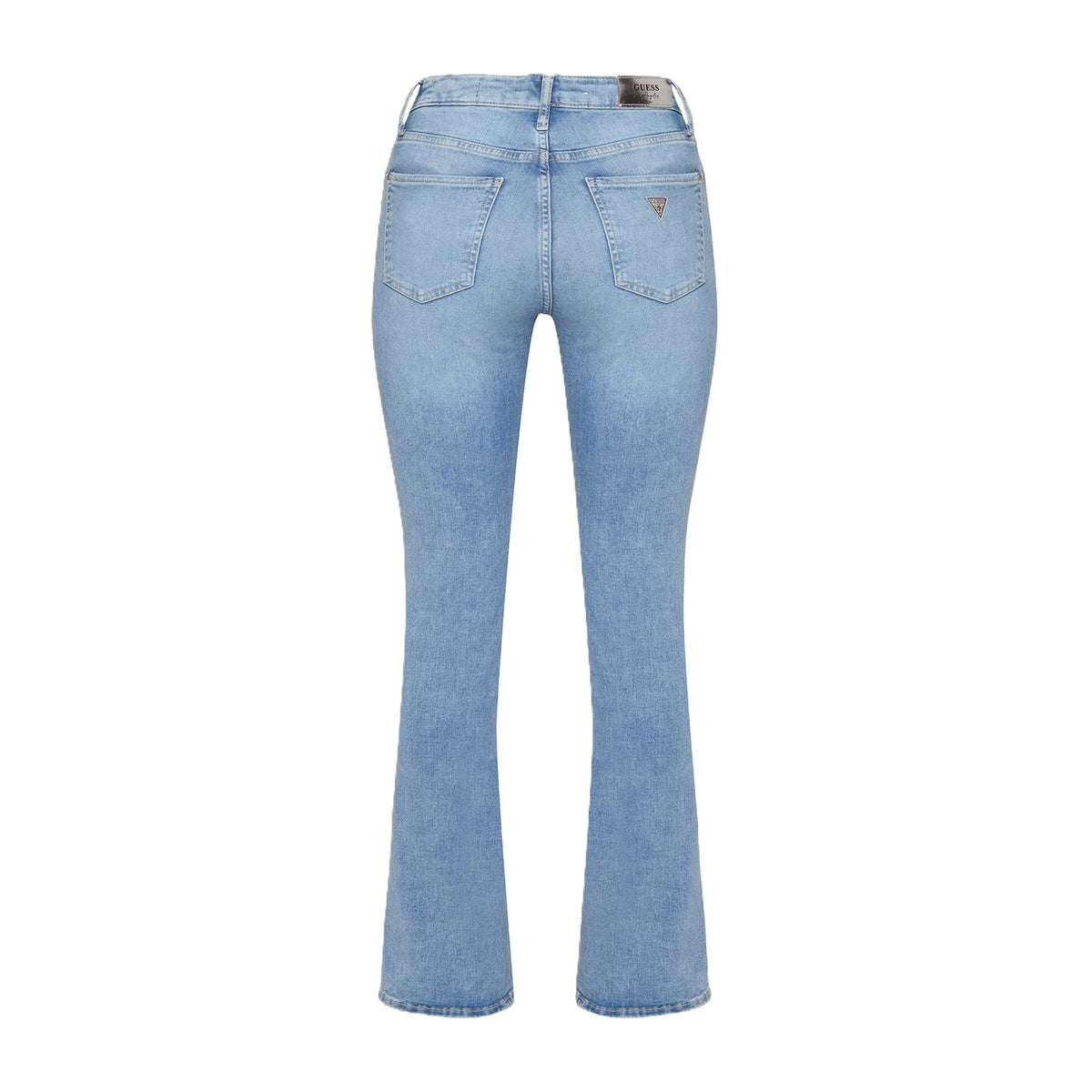 Jeans Guess Pour Femme Taille 29 (43) - Coupe Droite Classique, Couleur Jaune, Occasion Très Bon état