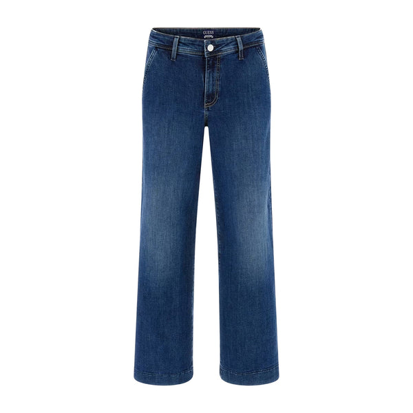 Guess Jeans Jeans Donna Zoya Chino Cropped Denim chiaro P25 - GUESSW5RA1LD5L73 - J4SM - 25 - Francavilla Moda