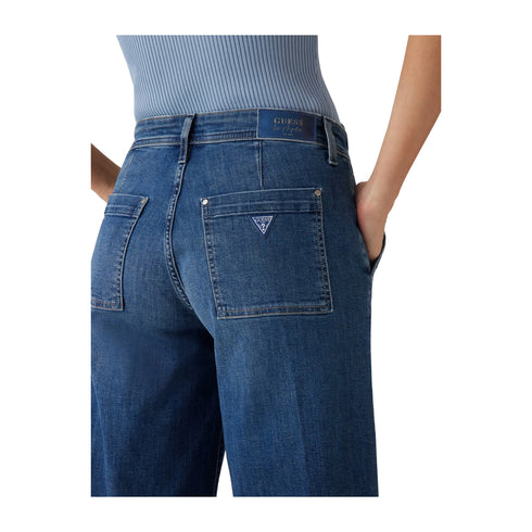 Guess Jeans Jeans Donna Zoya Chino Cropped Denim chiaro P25 - GUESSW5RA1LD5L73 - J4SM - 25 - Francavilla Moda