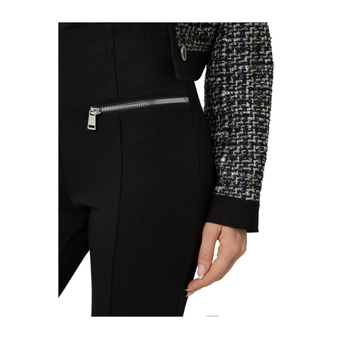 GUESS Pantaloni Leggings Donna Gilese con tasche Nero - Francavilla Moda