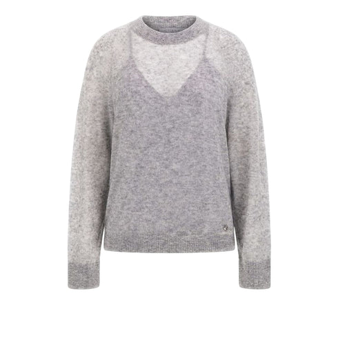 Guess Maglia Maglia Donna Izabella con canotte XS A25 - GUESSW5RR06Z3HQ0 - LMGY - XS - Francavilla Moda