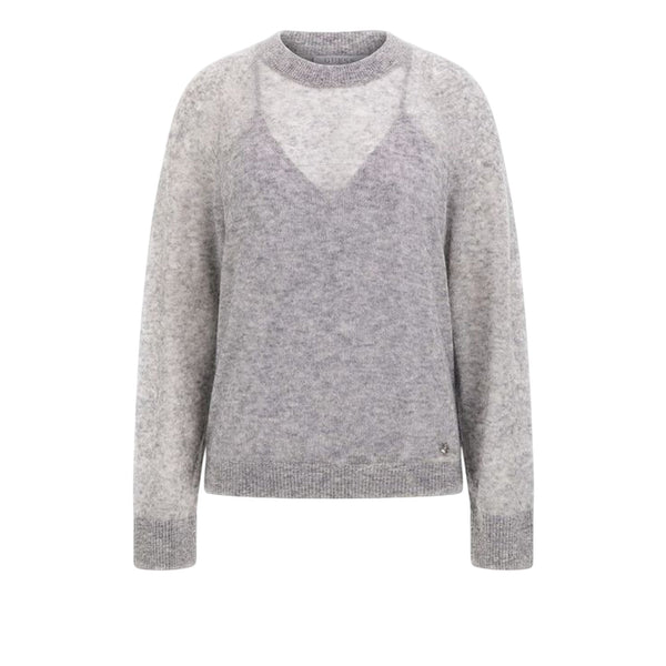 Guess Maglia Maglia Donna Izabella con canotte XS A25 - GUESSW5RR06Z3HQ0 - LMGY - XS - Francavilla Moda