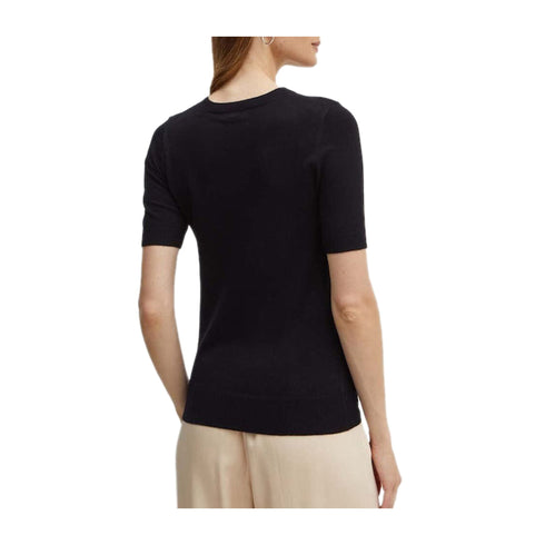 Guess Maglia Maglia Donna Paloma a maniche corte Nero A24 - GUESSW4YR33Z2NQ2 - JBLK - XS - Francavilla Moda