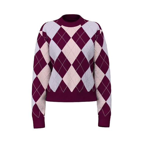 Guess Pullover Maglia Donna stampa a rombi XS - Francavilla Moda