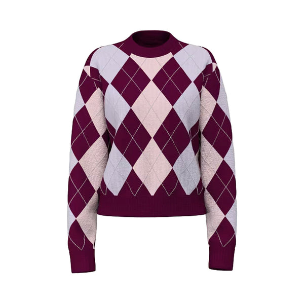 Guess Pullover Maglia Donna stampa a rombi XS - Francavilla Moda