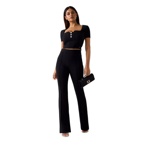 Guess Pantaloni Pantalone Donna Evelina modello flare S - Francavilla Moda