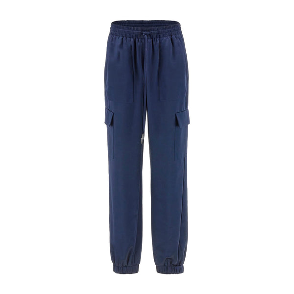 GUESS Pantaloni sportivi Pantalone Donna sportivo cargo Blu P25 - GUESSW5GB08WG7C0 - G7P1 - XS - Francavilla Moda