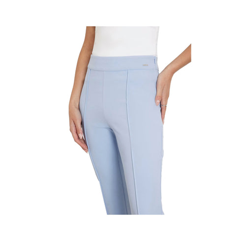 Guess Pantaloni Pantalone Donna svasato a vita alta Celeste - Francavilla Moda