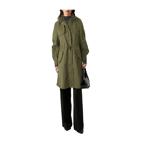 Guess Giacca impermeabile Parka Donna lungo Natasha Verde - Francavilla Moda