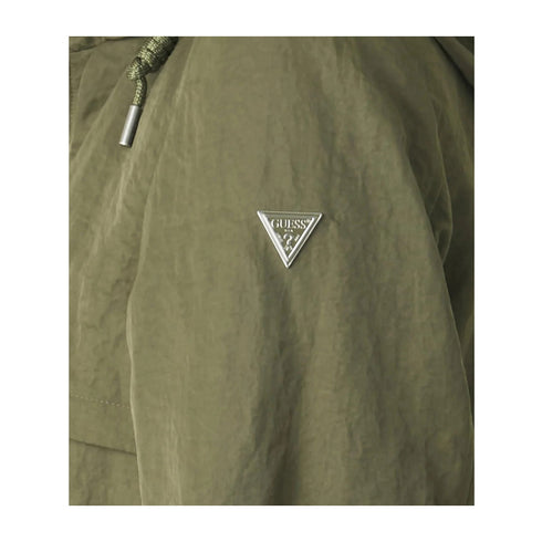 Guess Giacca impermeabile Parka Donna lungo Natasha Verde - Francavilla Moda