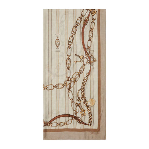 Guess Pashmina Pashmina Donna logata con catena UNI A25 - GUESSAW5351VIS03 - SHE - UNI - Francavilla Moda