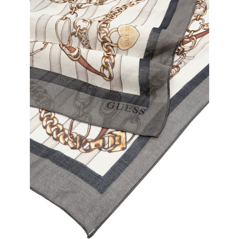 Guess Pashmina Pashmina Donna logata con catena UNI - Francavilla Moda